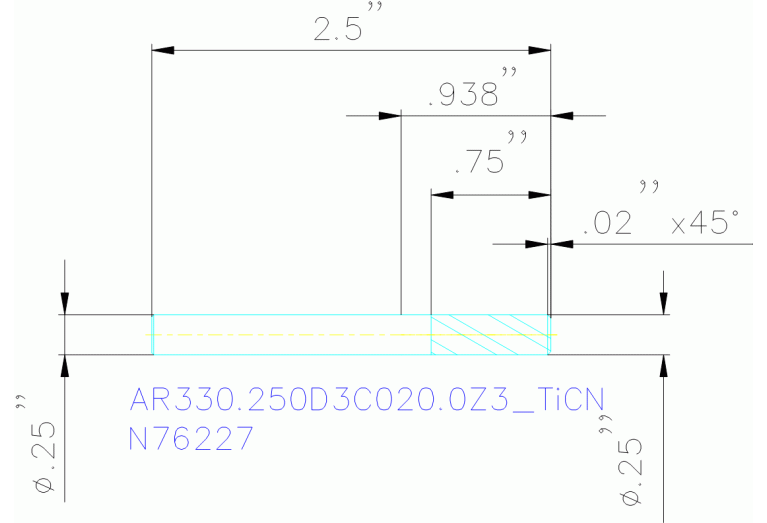 AR330.250D3C020.0Z3 TICN