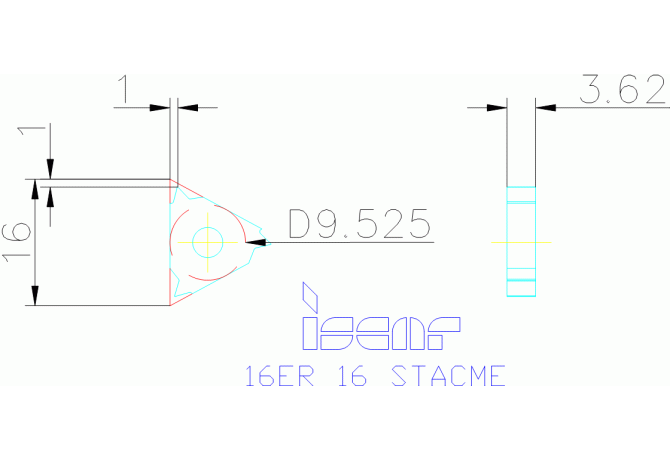 16ER 16 STACME IC908