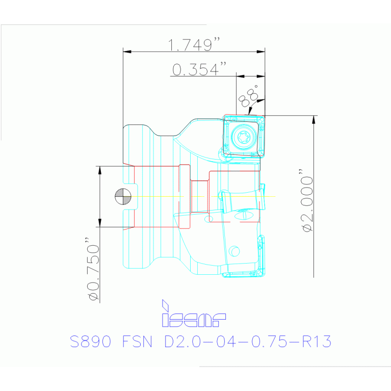 S890 FSN D2.0-04-0.75-R13