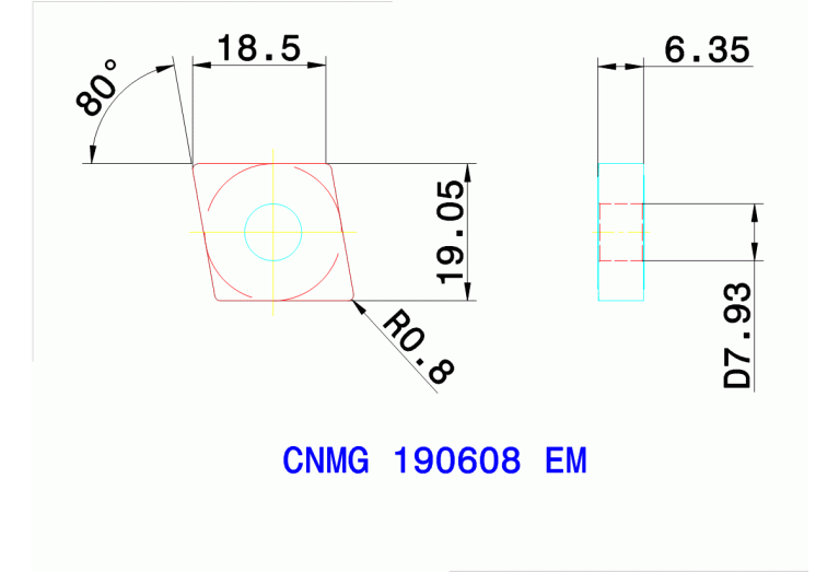 CNMG 190608 EM TT9235