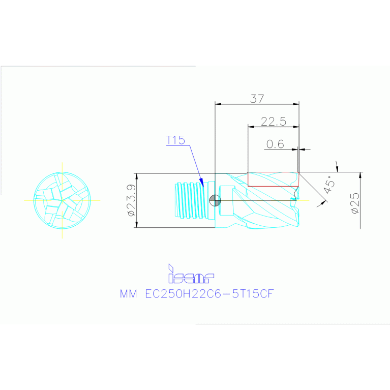 MM EC250H22C6-5T15CF IC308