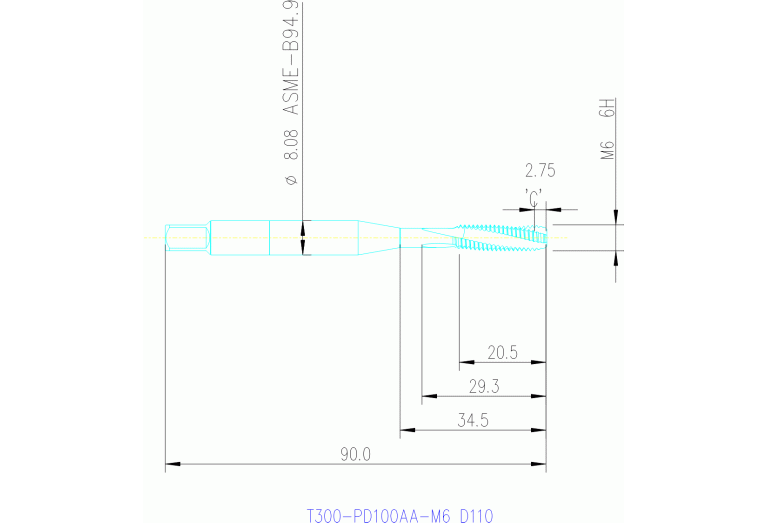 T300-PD100AA-M6 D110