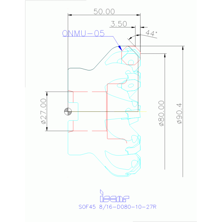 SOF45 8/16-D080-10-27R