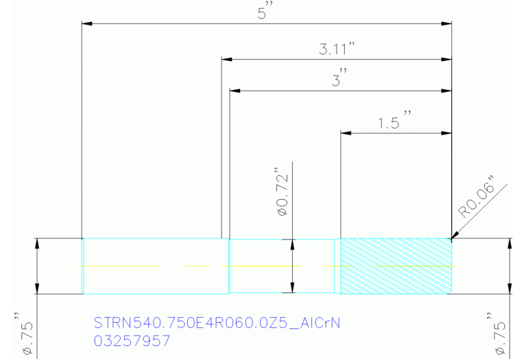 STRN540.750E4R060.0Z5 ALCRN