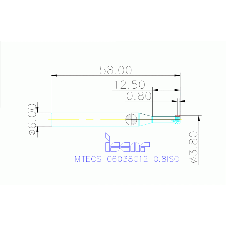 MTECS 06038C12 0.8ISO IC908