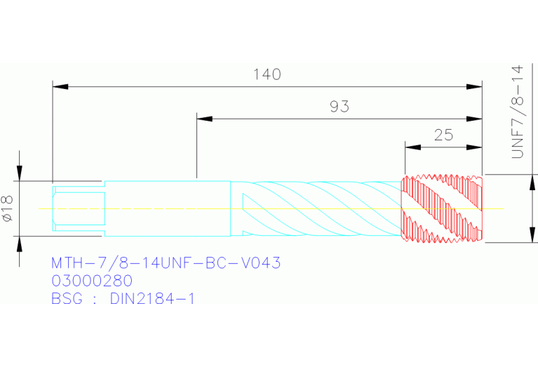 MTH-7/8-14UNF-BC-V043