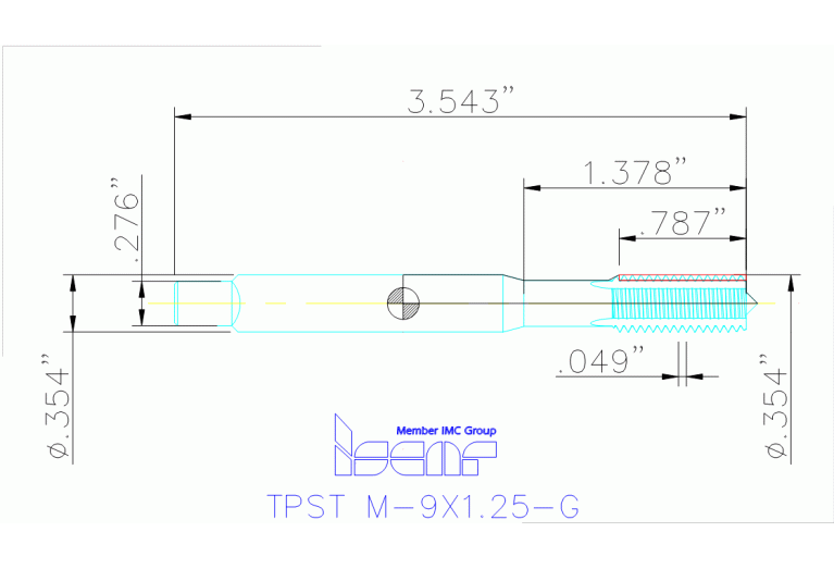 TPST M-9X1.25-G HENI