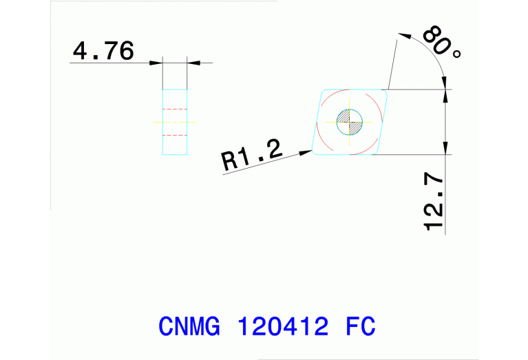 CNMG 120412 MC TT8115B