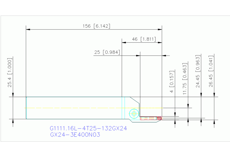 G1111.16L-4T25-132GX24