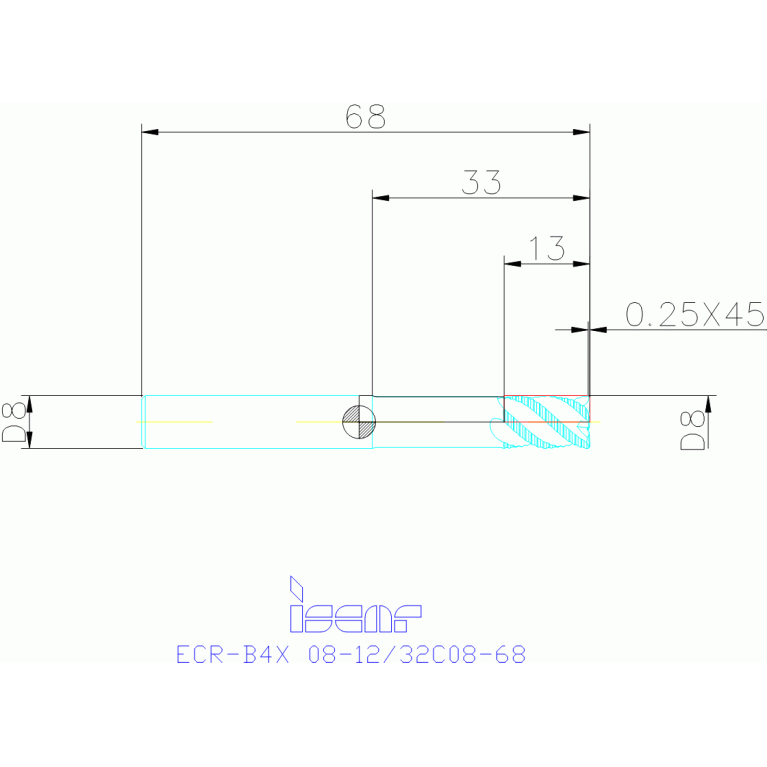 ECR-B4X 08-12/32C08-68 IC900