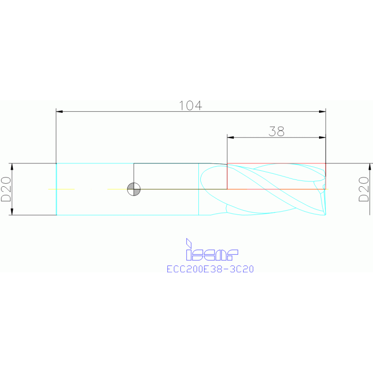 ECC200E38-3C20 IC300