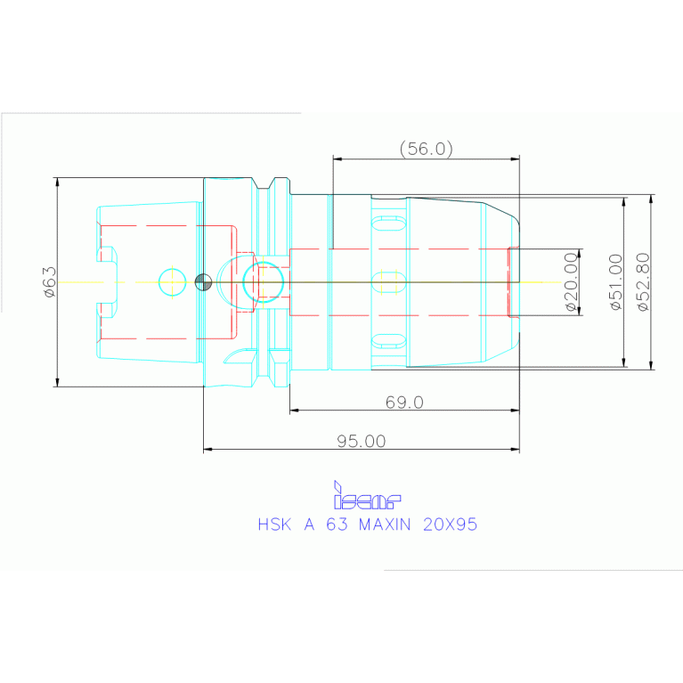 HSK A63 MAXIN20X95