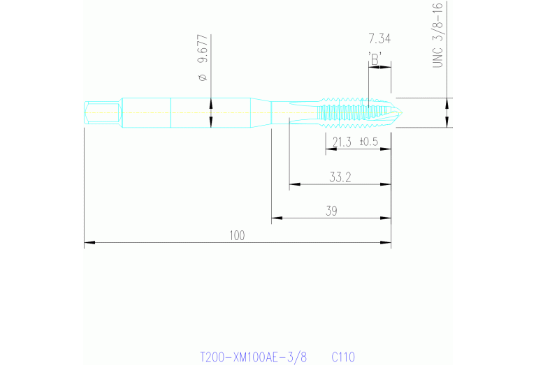 T200-XM100AE-3/8 C110