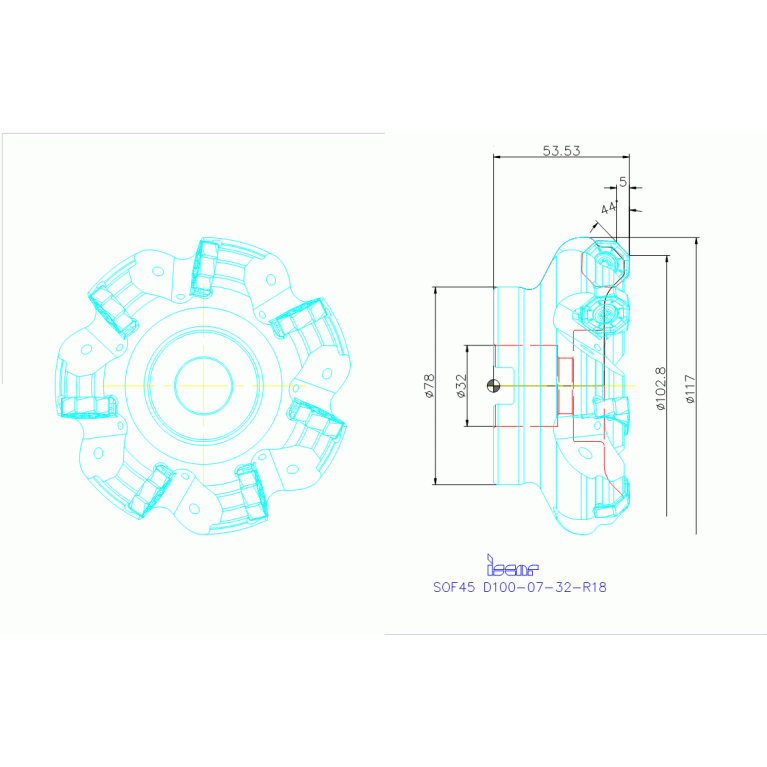 SOF45 D100-07-32-R18