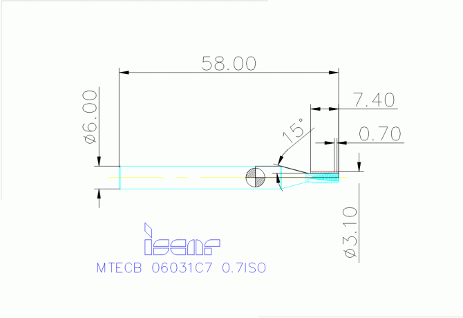 MTECB 06031C7 0.7ISO IC908