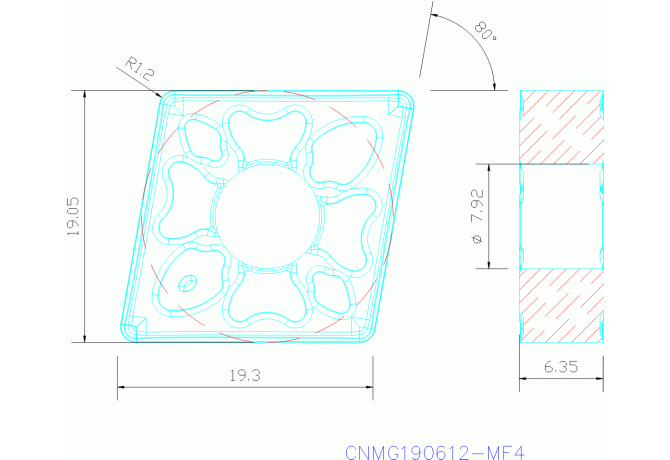 CNMG190612-MF4 TM4000