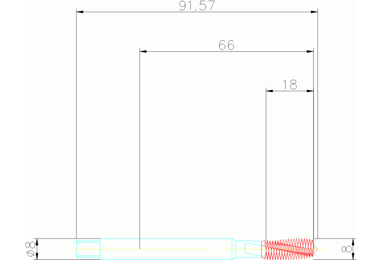 T300-SM100DB-M8X100 D115