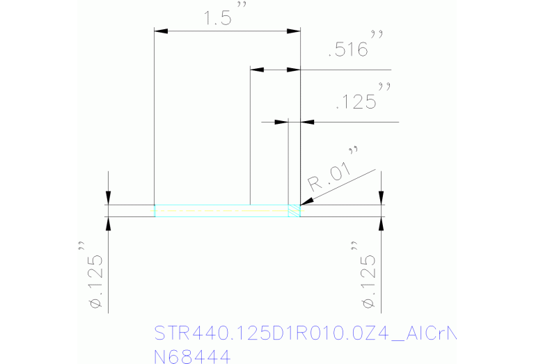 STR440.125D1R010.0Z4 ALCRN