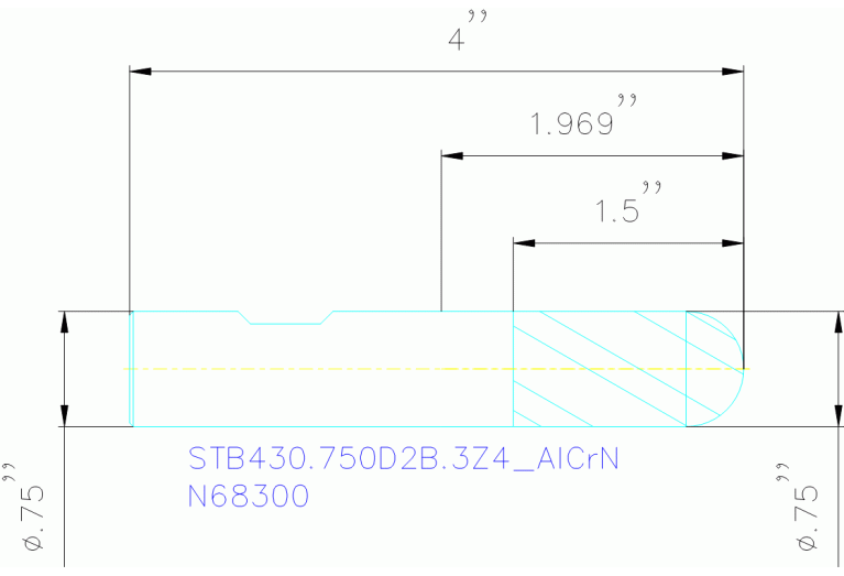 STB430.750D2B.3Z4 ALCRN
