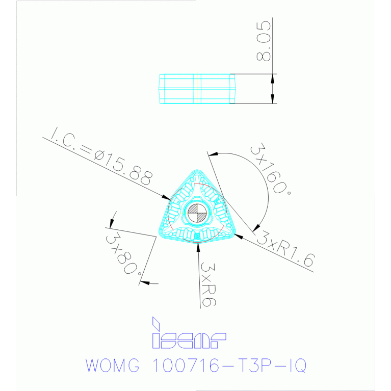 WOMG 100716-T3P-IQ IC8350