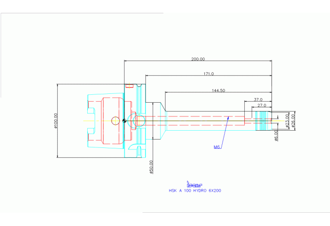 HSK A 100 HYDRO 6X200