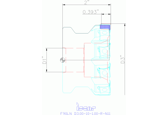 F90LN D3.00-10-1.00-R-N11