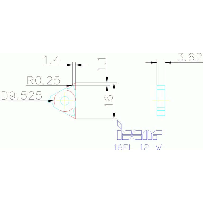 16EL 12 W IC908