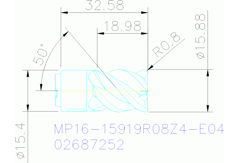 MP16-15919R08Z4-E04 F40M