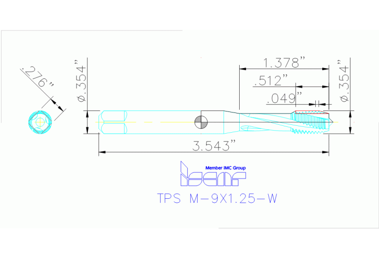 TPS M-9X1.25-W HE