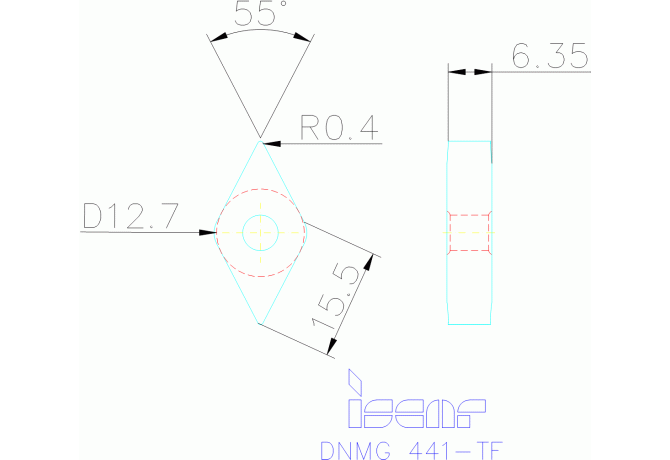 DNMG 150604-TF IC6015