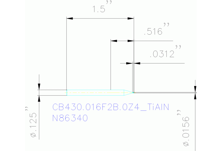 CB430.016F2B.0Z4 TIALN