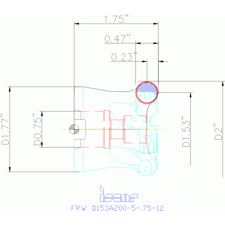 FRW D153A200-5-.75-12