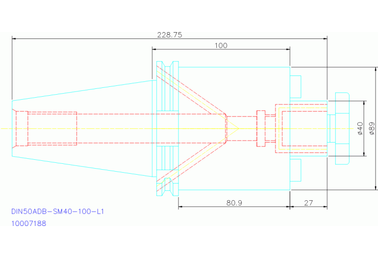 DIN50ADB-SM40-100-L1