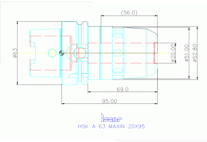 HSK A63 MAXIN20X95