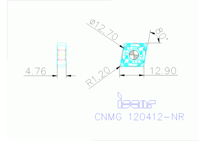 CNMG 120412-NR IC8250