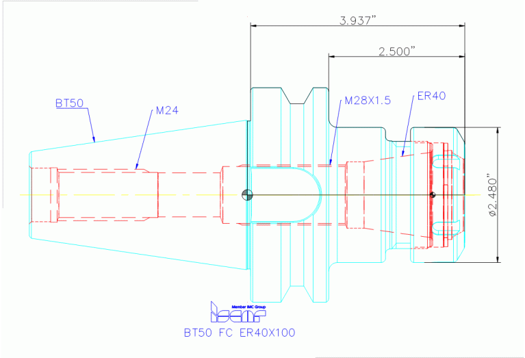 BT50 FC ER40X100