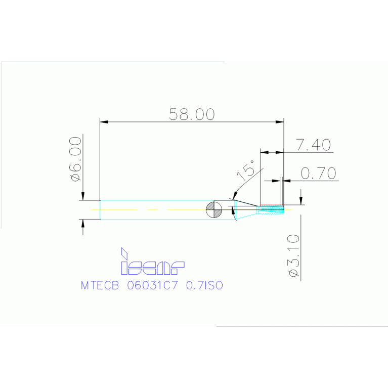 MTECB 06031C7 0.7ISO IC908