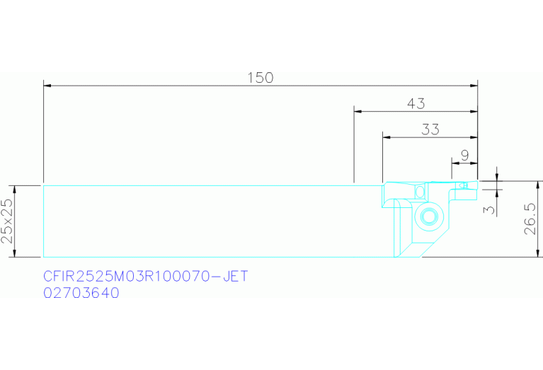 CFIR2525M03R100070-JET