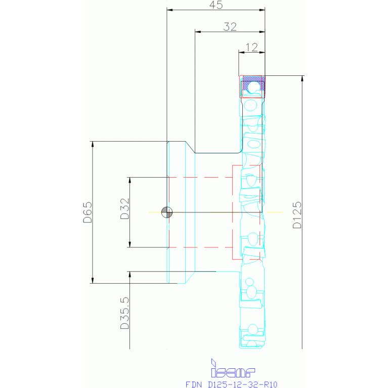 FDN D125-12-32-R10