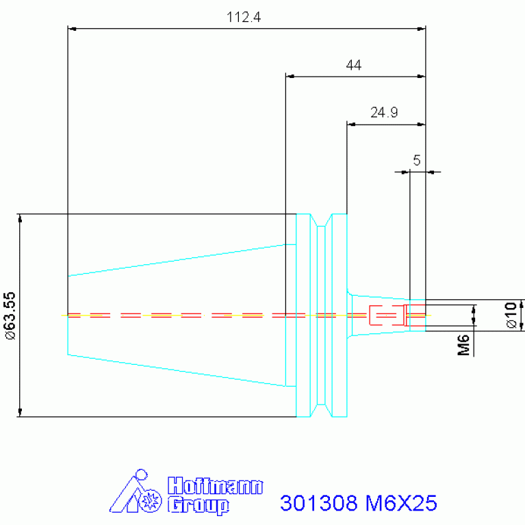 301308 M6X25