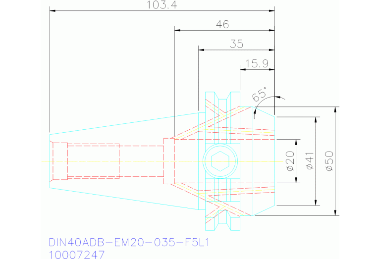 DIN40ADB-EM20-035-F5L1