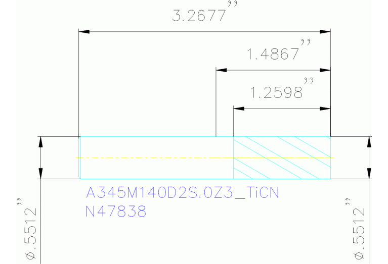 A345M140D2S.0Z3 TICN