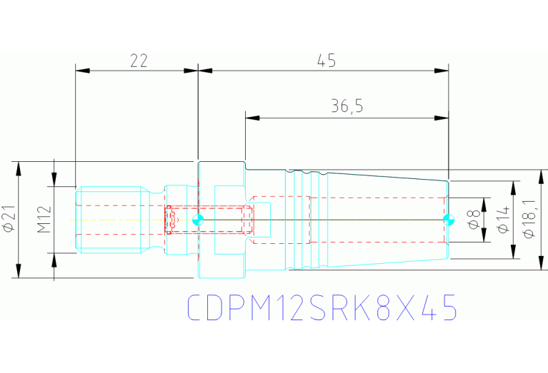 CDPM12SRK8X45