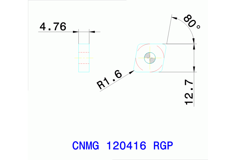CNMG 120416 RGP TT8125B