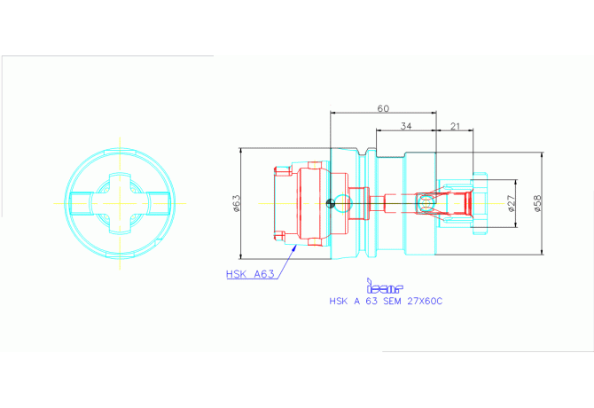 HSK A63 SEM27X60C