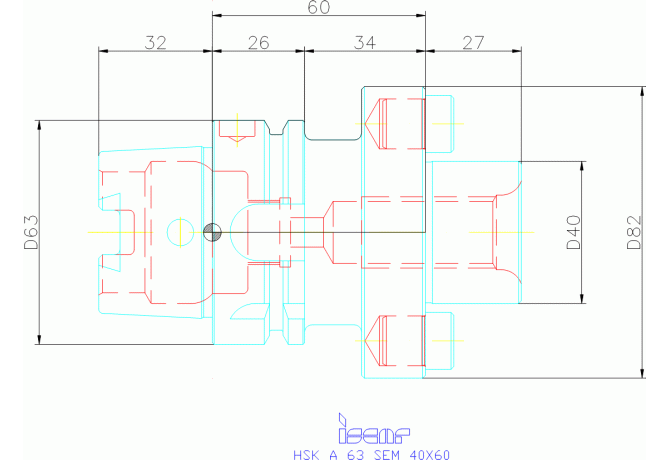HSK A63 SEM40X60