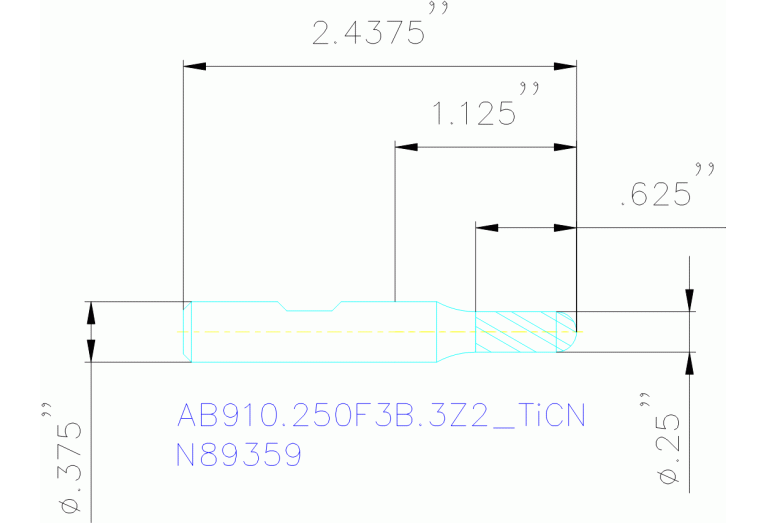 AB910.250F3B.3Z2 TICN