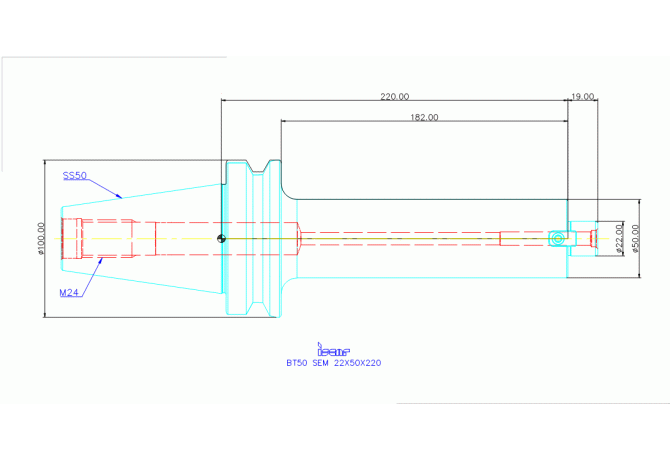 BT50 SEM 22X50X220