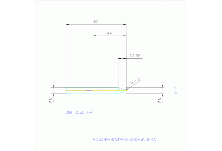 MD838-08A4P050300-WJ30RA