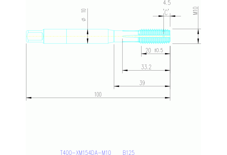 T400-XM154DA-M10 B125